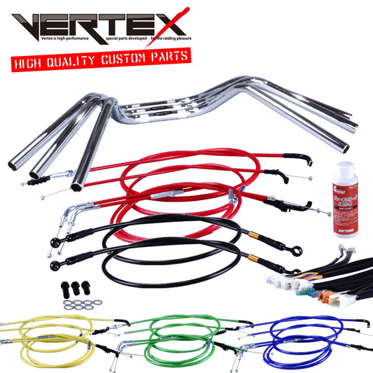 RZ250 85年 1AR 鬼ハンドル セット カラー ワイヤー