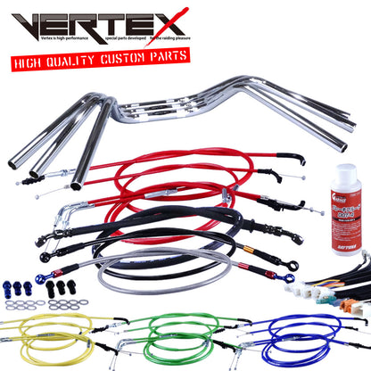 GSX400 インパルス 05-07年/GK7CA 鬼ハンドル セット カラー ワイヤー