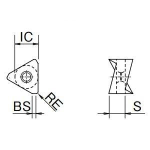 PHOENIX インサート PSTW用インサート TNKU120608ER-GM XP3035 1本