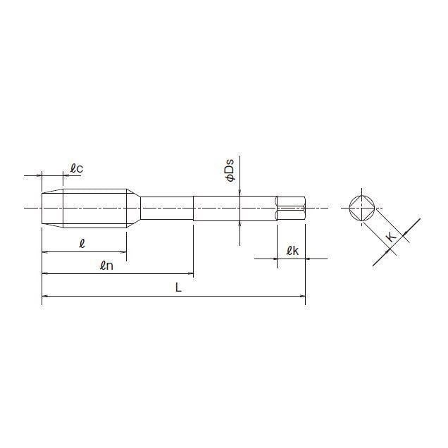 A-ポイントタップ A-LT-POT 5P STD M20X2.5X200-16 OH5 1本