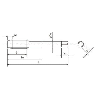 A-スパイラルタップ A-LT-SFT 2.5P STD M6X1X200-6 OH3 1本