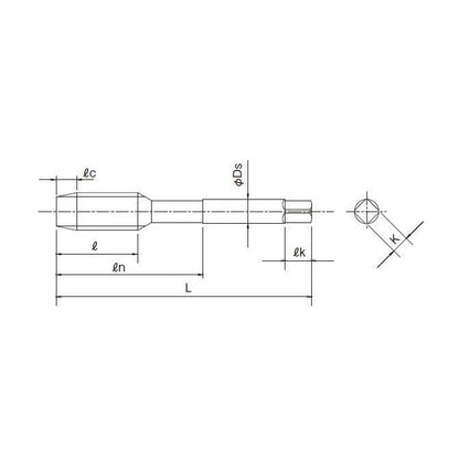 A-スパイラルタップ A-SPT 2.5P STD G3/8-19 OH3 1本