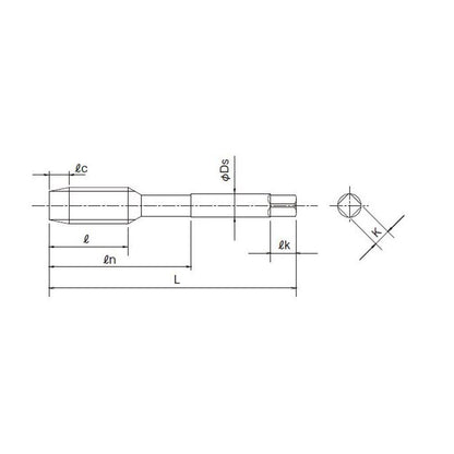 A-スパイラルタップ A-SFT 1.5P STD M12X1 OH3 1本