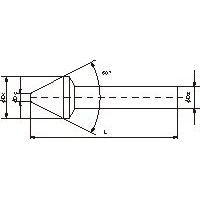 FX-MG-CS 6.3X60ﾟ 超硬面取カウンターシンク