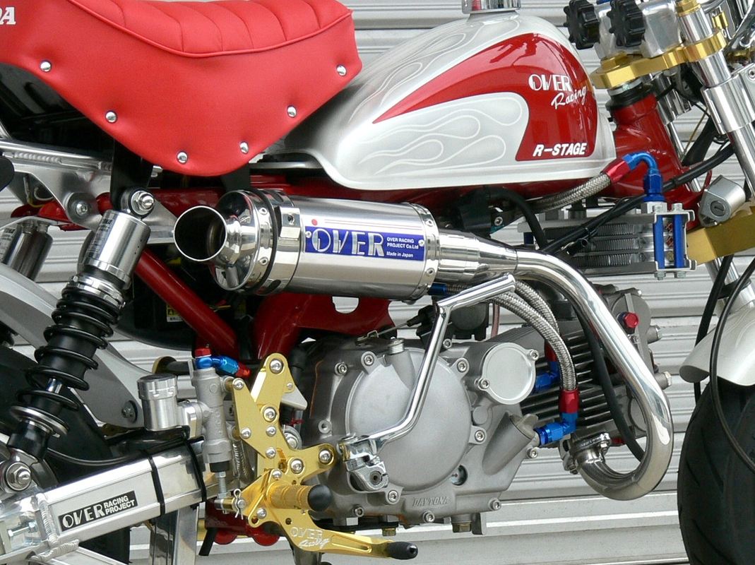 Up Exhaust Stainless Steel/Titanium MONKEY 1 piece