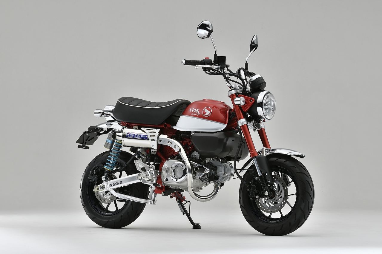 ステンオーバル アップマフラー MONKEY125 1個