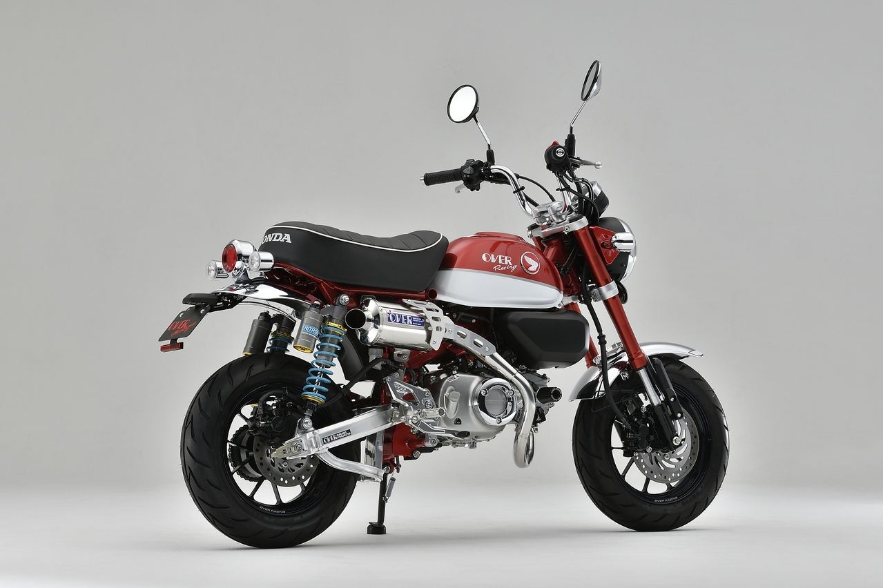 ステンオーバル アップマフラー MONKEY125 1個