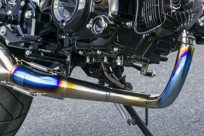 Twin Megaphone Titanium Exhaust System GROM 21-22 1 piece