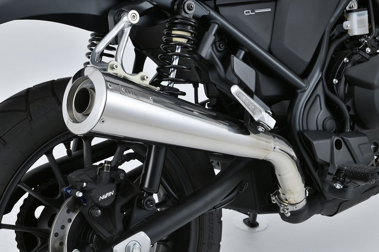 Highlander スリップマフラー CL250 23- シルバー 1個