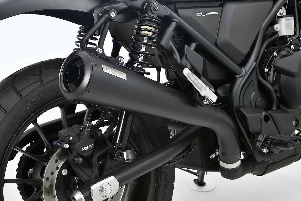 Highlander Slip-on Muffler BLK CL500 23- Black 1 pc.