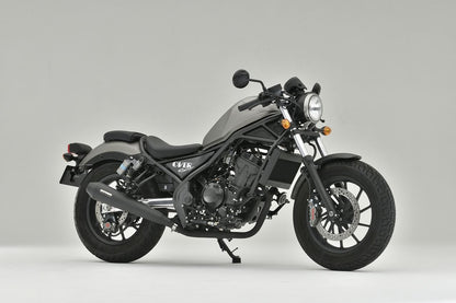 SSメガホンマフラー S/O Rebel250 -22 マットブラック 1個