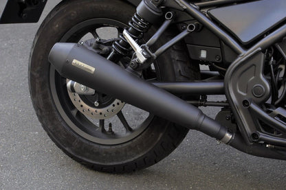SSメガホンマフラー S/O Rebel250 -22 マットブラック 1個