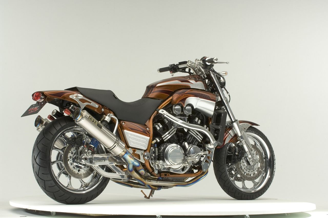 GPパフォーマンス フルチタン TWINテール V-MAX1200 1個