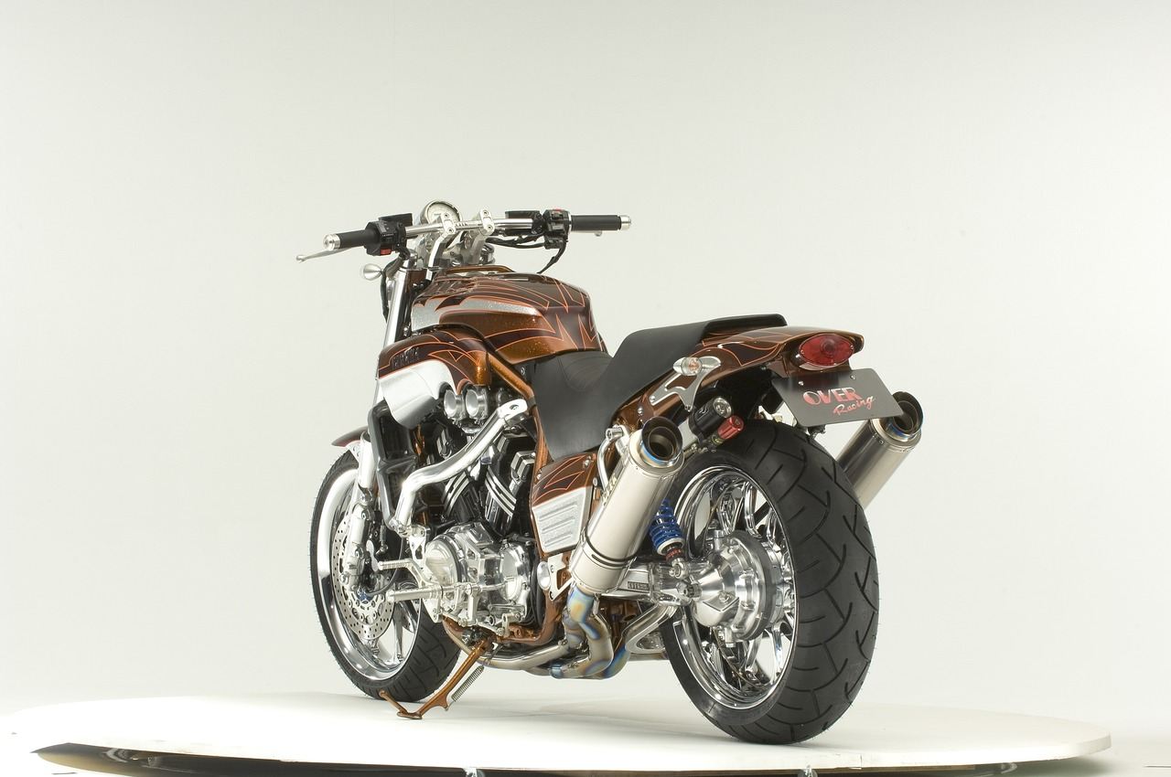 GPパフォーマンス フルチタン TWINテール V-MAX1200 1個