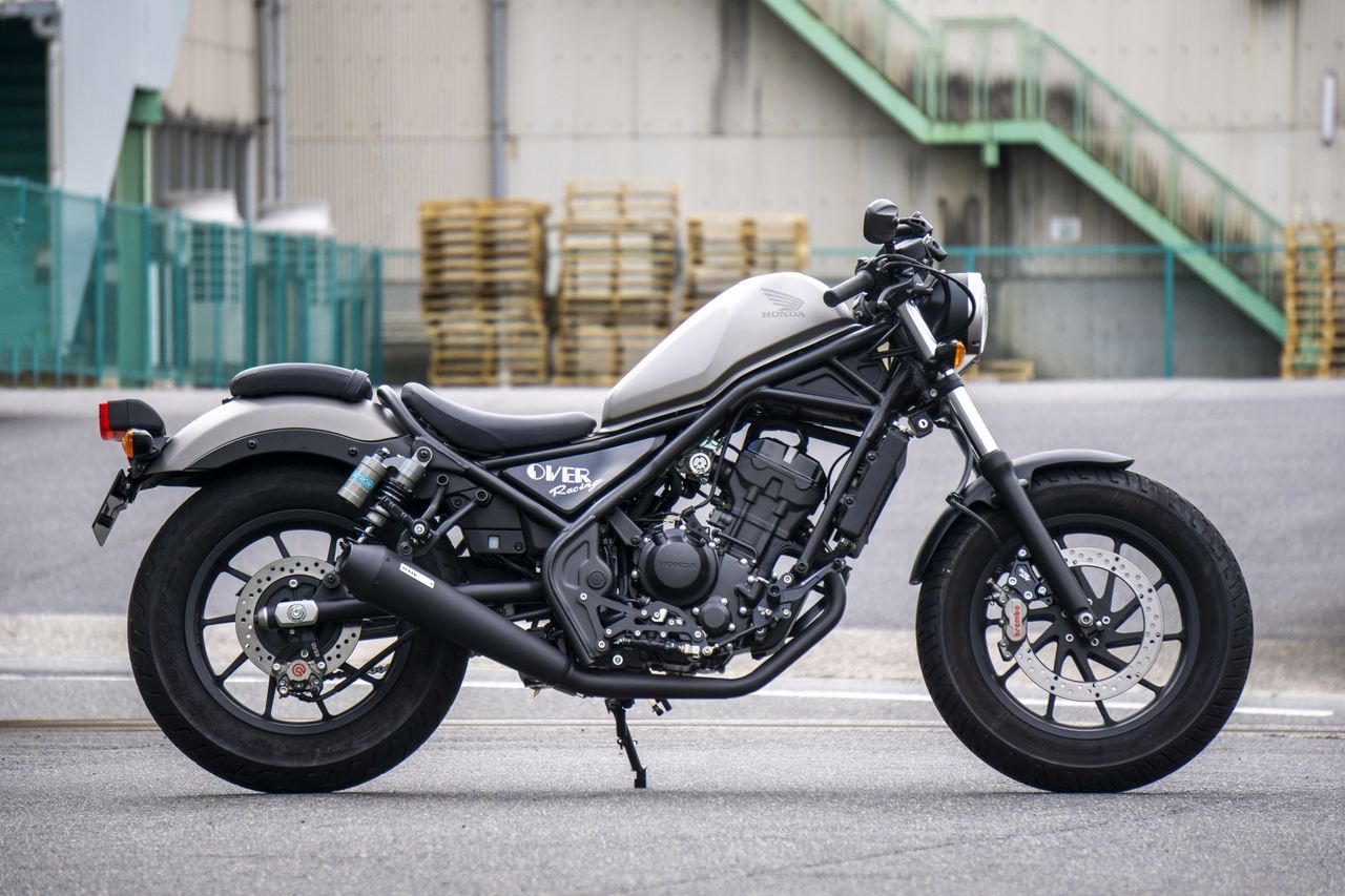 SSメガホン コンプリートマフラー BLK Rebel250(17-23)/S Edition(20-23) ブラック 1個