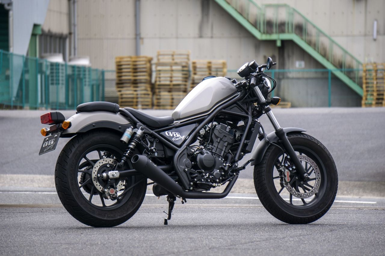 SSメガホン コンプリートマフラー BLK Rebel250(17-23)/S Edition(20-23) ブラック 1個
