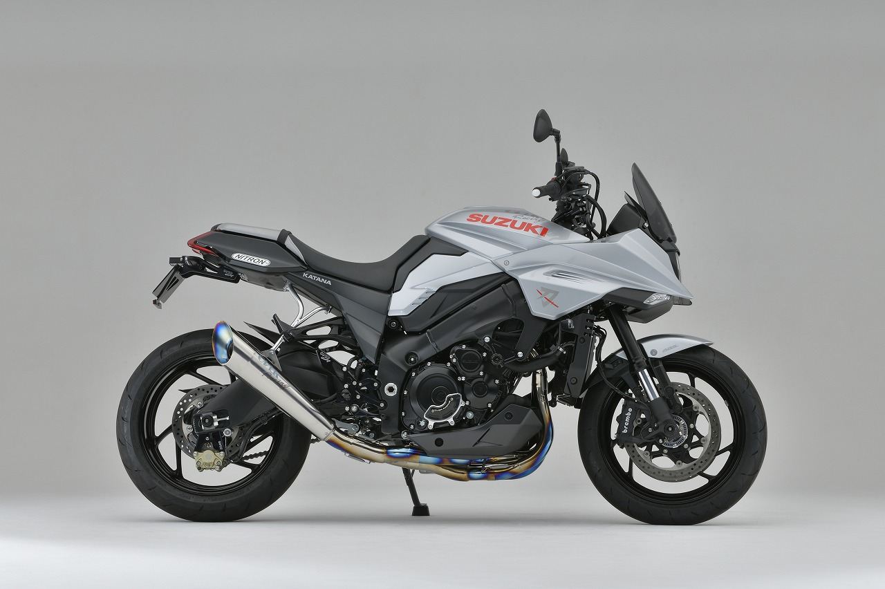 Titanium Megaphone Exhaust System 4-2-1 KATANA 1 pc.