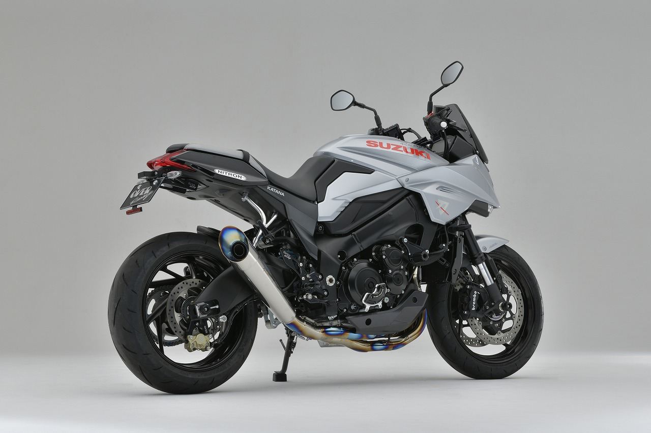 Titanium Megaphone Exhaust System 4-2-1 KATANA 1 pc.