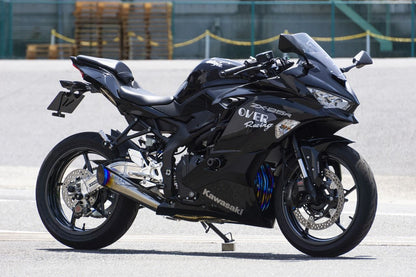 チタンメガホンマフラー 4-2-1 ZX-25R/SE 20-22 エンド焼き有 1個