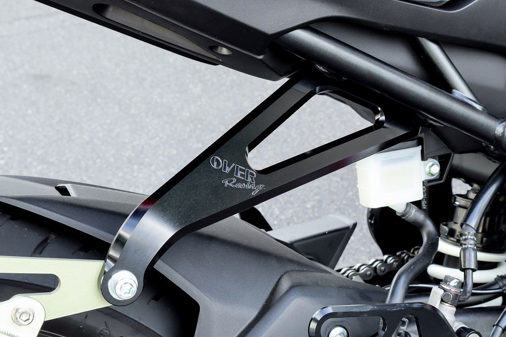 Aluminum Billet Muffler Stay BLK CBR250RR Black 1 pc.