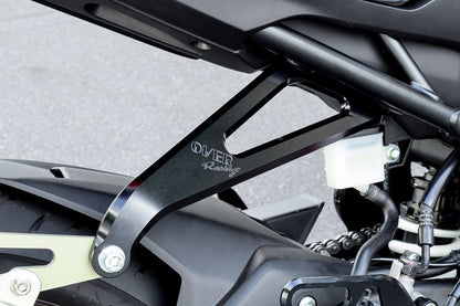 Aluminum Billet Muffler Stay BLK CBR250RR Black 1 pc.