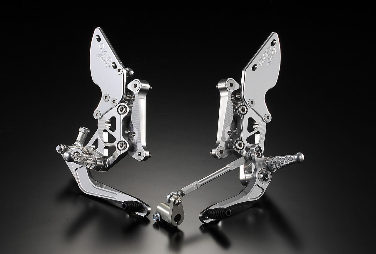 Rear Sets GP Performance Silver Anodized Finish for MONKEY (Disc) 1 pc.