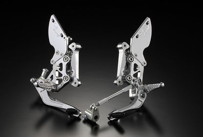 Rear Sets GP Performance Silver Anodized Finish for MONKEY (Disc) 1 pc.