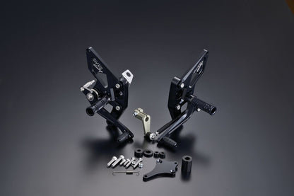 Rear Sets 4 Positions Black MONKEY125 Black 1 pc.