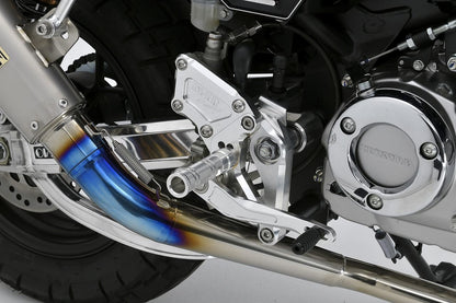 Rear Sets 4-Position Silver Monkey 125 (JB03) Silver 1 piece