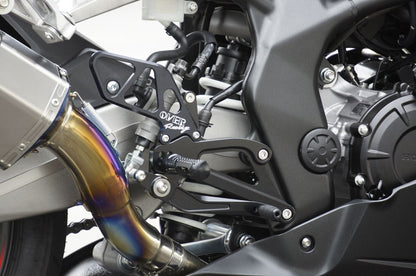 Rear Sets 4P BLK CBR250RR Black Anodized Finish 1 pc.