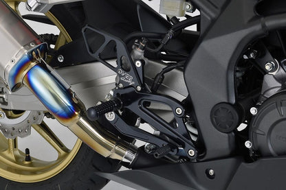 Rear Sets 4P BLK CBR250RR Black Anodized Finish 1 pc.