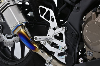 バックステップ 4ポジション ブラック CBR400R ブラックアルマイト仕上げ 1個