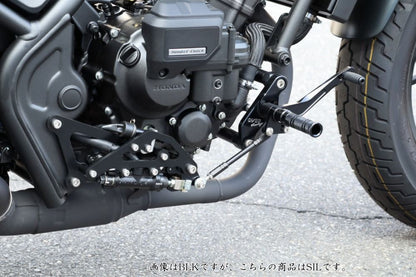 フォワードコントロールステップ 4P シルバー Rebel250(25)E-Clutch シルバー 1個