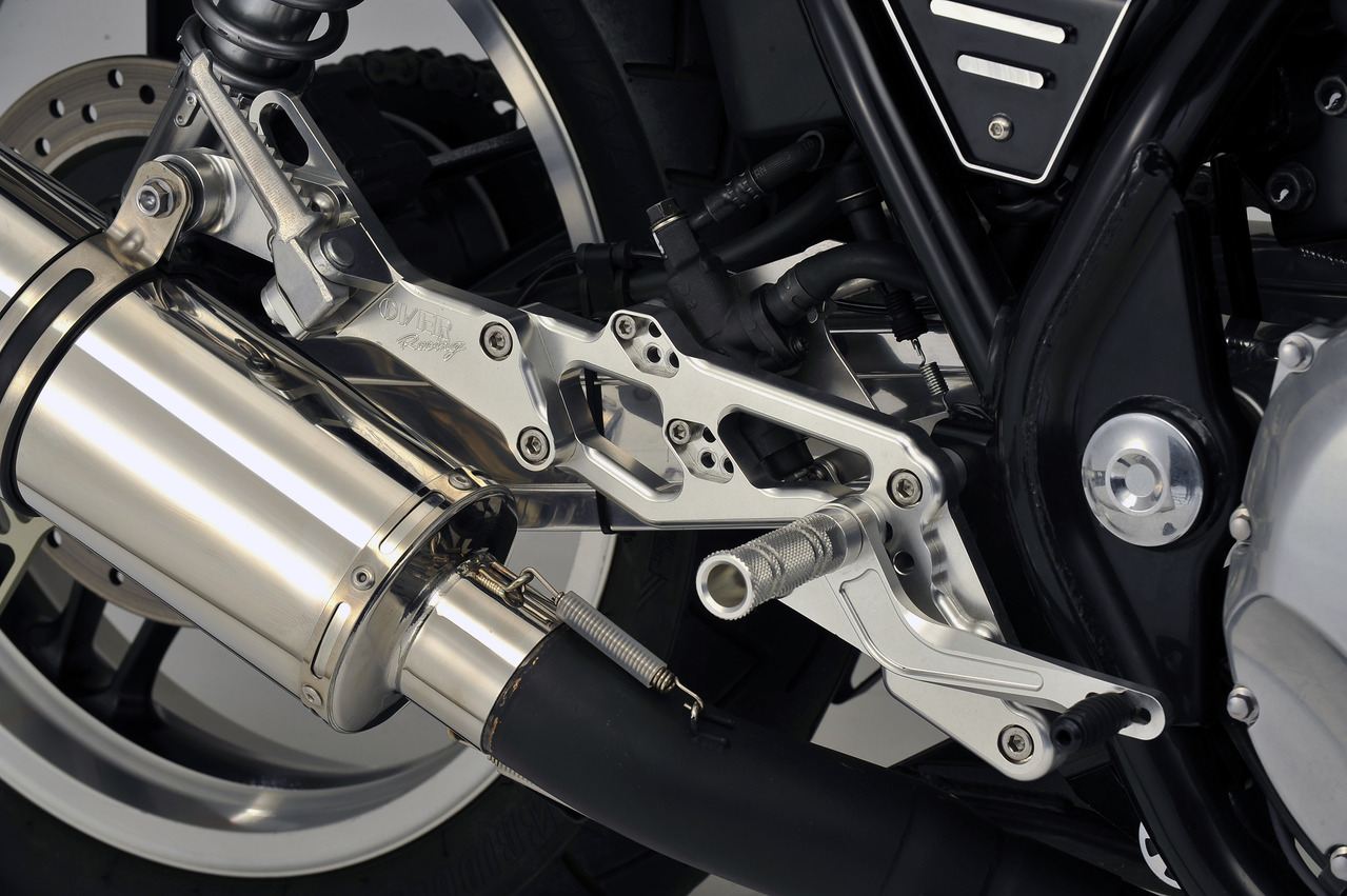 Rear Sets 4POS CB1100 10-16/EX 14-16 Silver Anodized Finish 1 pc.