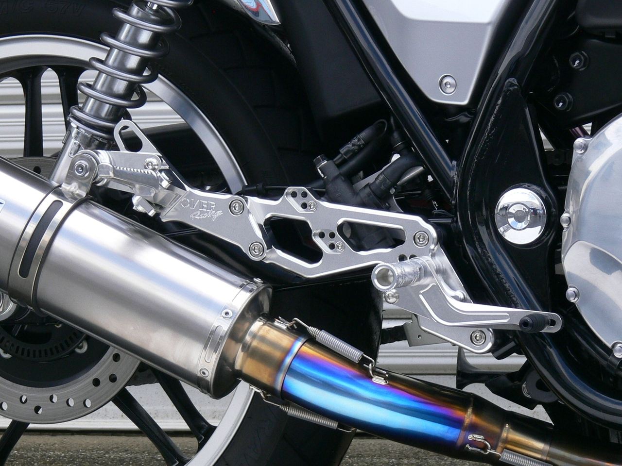 Rear Sets 4POS BLK CB1100 10-16/EX 14-16 Black 1 piece