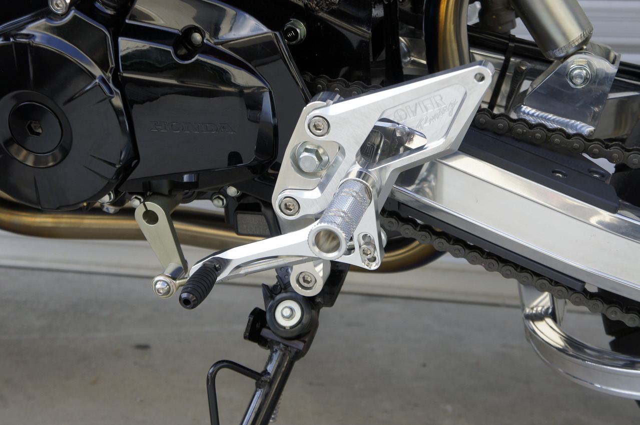 Rear Sets 4POS/BLK GROM 13-20 Black anodized finish, 1 pc.