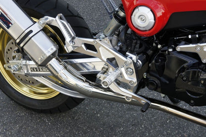 Rear Sets/Tandem 4-Position GROM 13-20 Silver Anodized Finish, 1 Piece