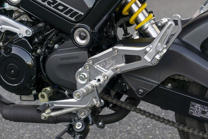 バックステップ 4POS タンデム付 シルバー GROM シルバー 1個
