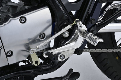 Rear Sets 4P Type-2 SIL SR400(FI) Silver Anodized Finish 1 pc.