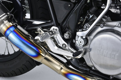 Rear Sets 4P Type-2 SIL SR400(FI) Silver Anodized Finish 1 pc.