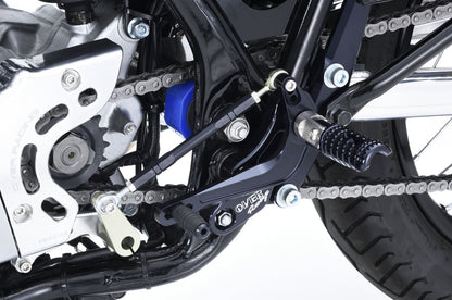 バックステップ 4P Type-2 BLK SR400(FI) ブラックアルマイト仕上げ 1個