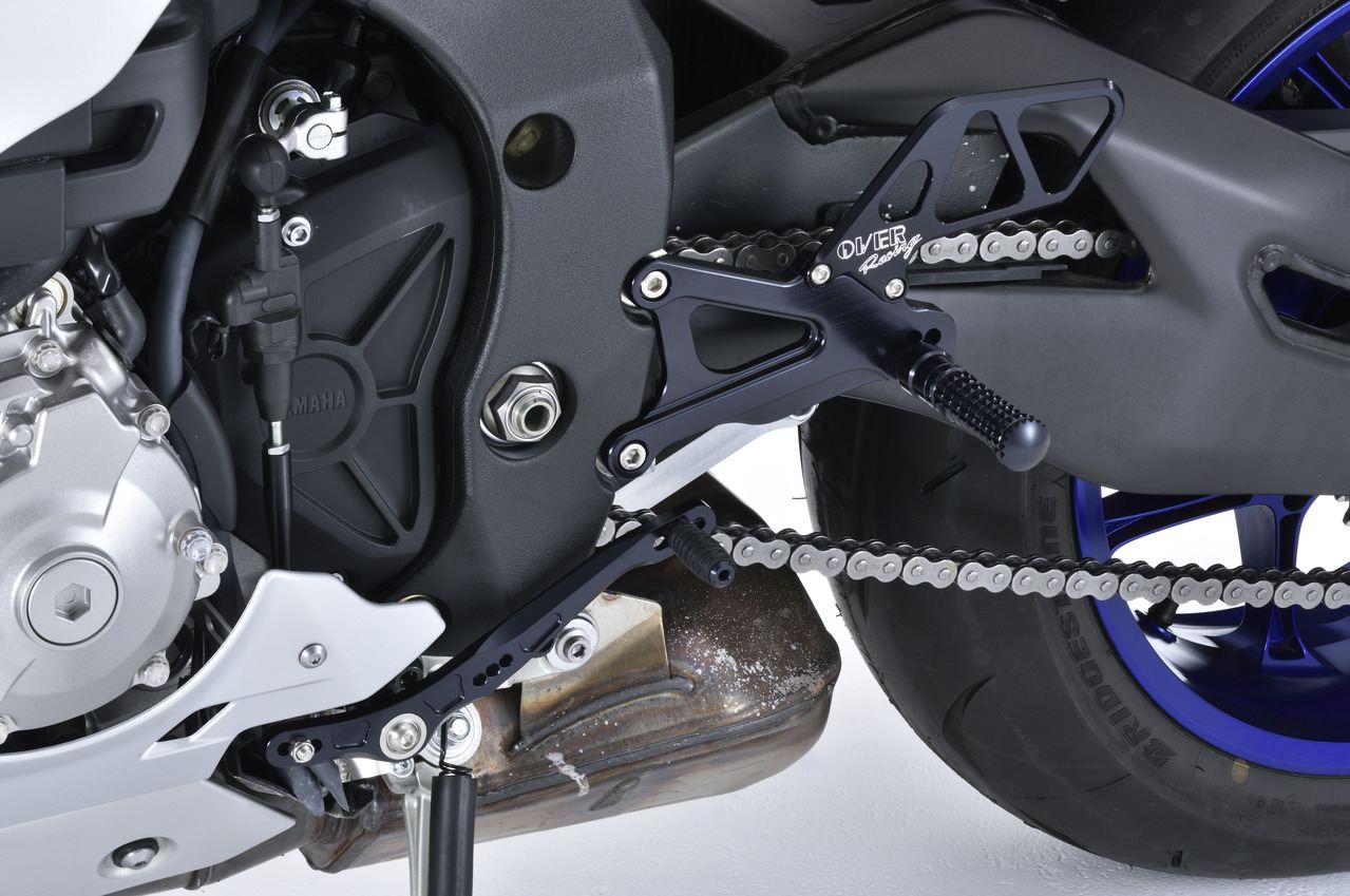 Rear Sets 4POS BLK YZF-R1 15 Black Anodized Finish 1 pc.