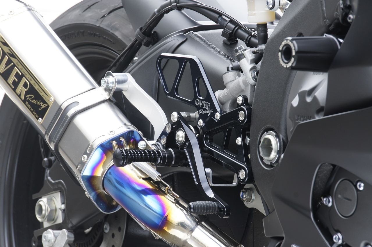 Rear Sets 6P BLK YZF-R6 17 Black Anodized Finish 1pc.