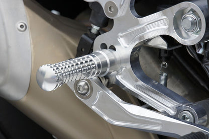 Rear Sets SIL MT-09 14-16/Tracer/XSR900 Silver Anodized Finish 1 pc.