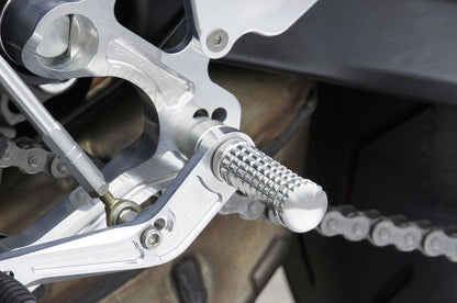Rear Sets SIL MT-09 14-16/Tracer/XSR900 Silver Anodized Finish 1 pc.