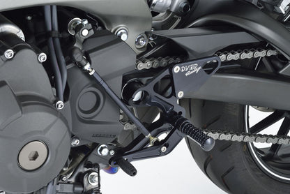 バックステップ BLK MT-09 14-16/Tarcer/XSR900 ブラックアルマイト仕上げ 1個