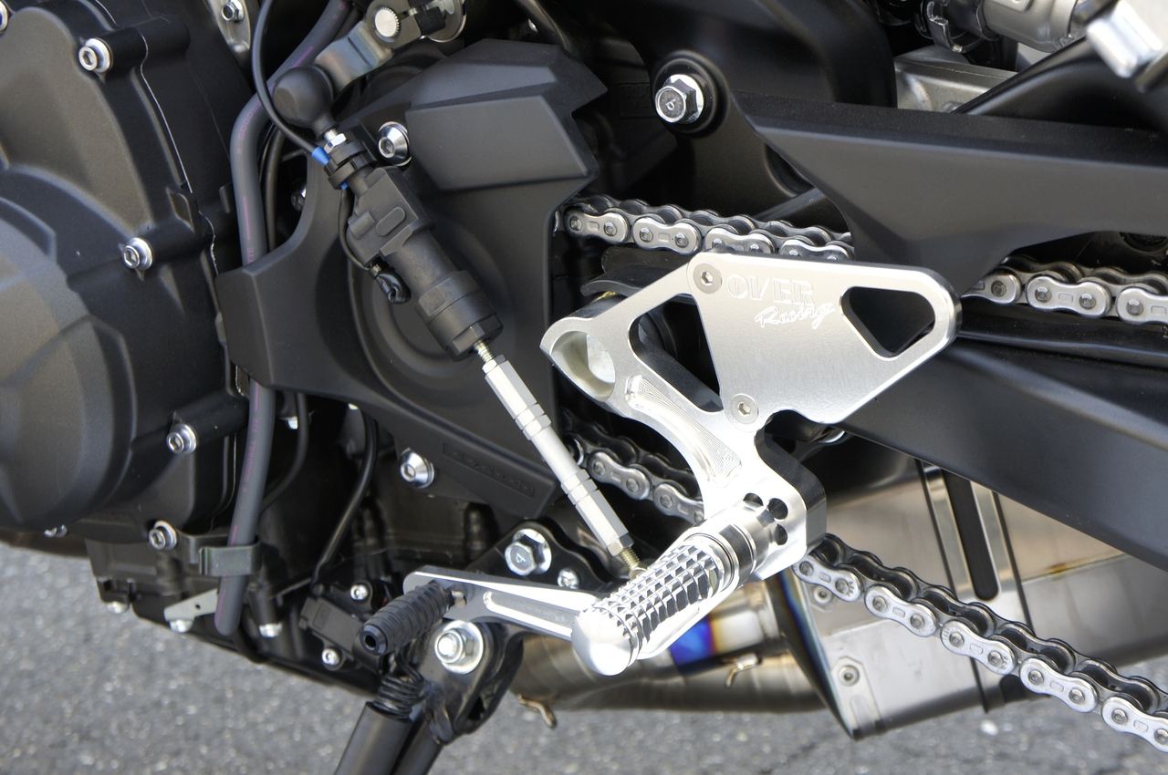 Rear Sets SIL MT-09 17- Silver Anodized Finish 1 pc.