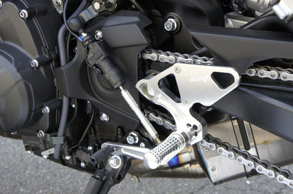 Rear Sets SIL MT-09 17- Silver Anodized Finish 1 pc.