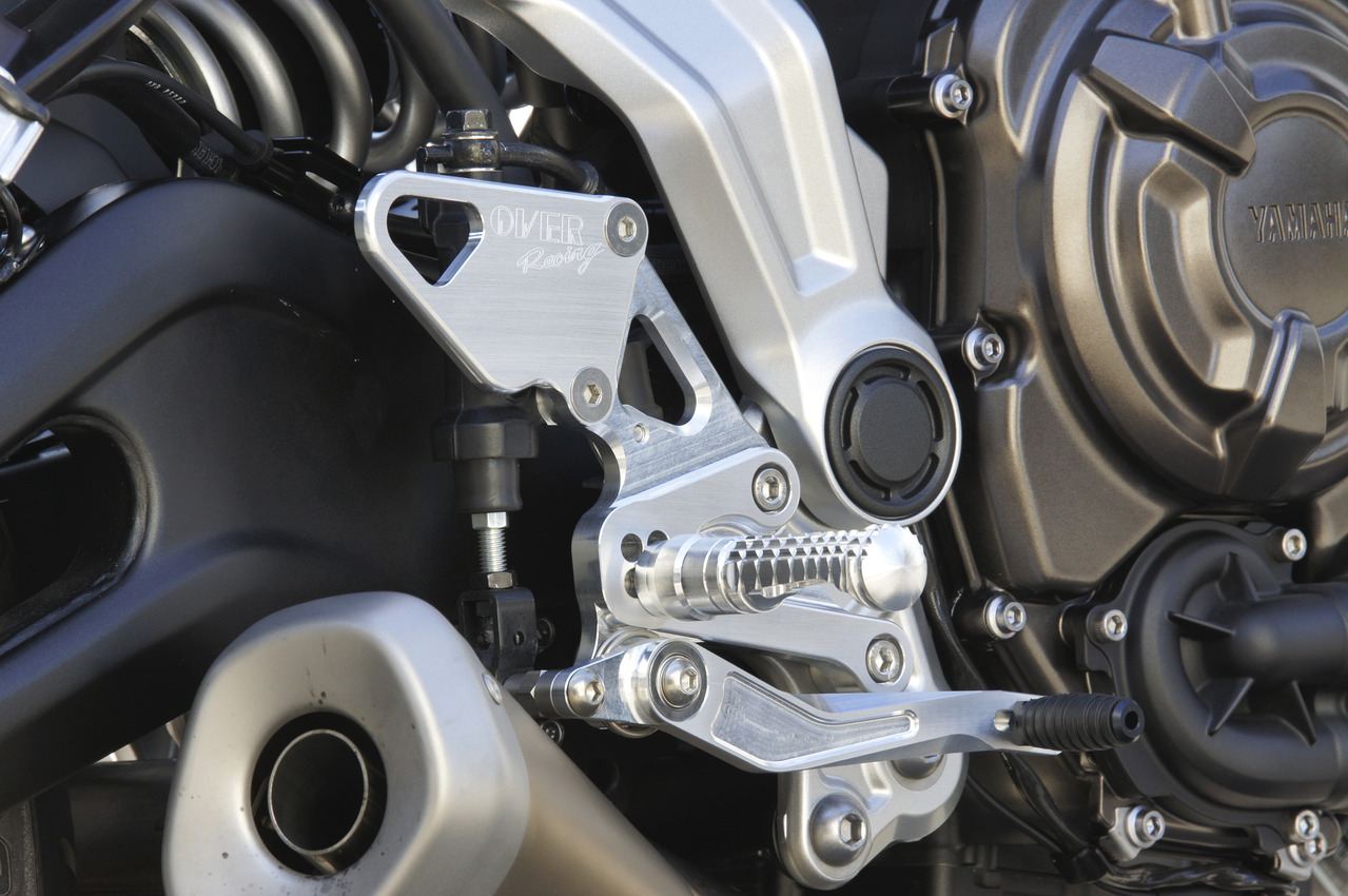 Rear Sets SIL MT-07 -17/18-20 Silver Anodized Finish 1pc.