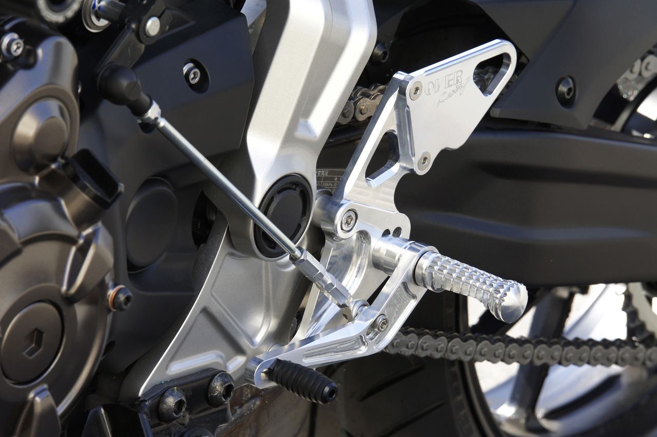 Rear Sets SIL MT-07 -17/18-20 Silver Anodized Finish 1pc.